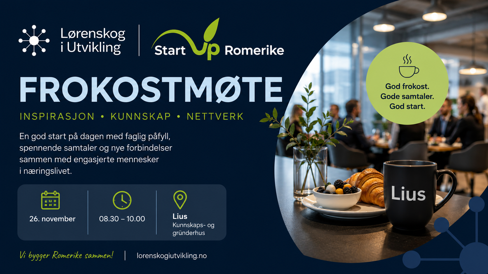 Frokostmøte med StartUp Romerike