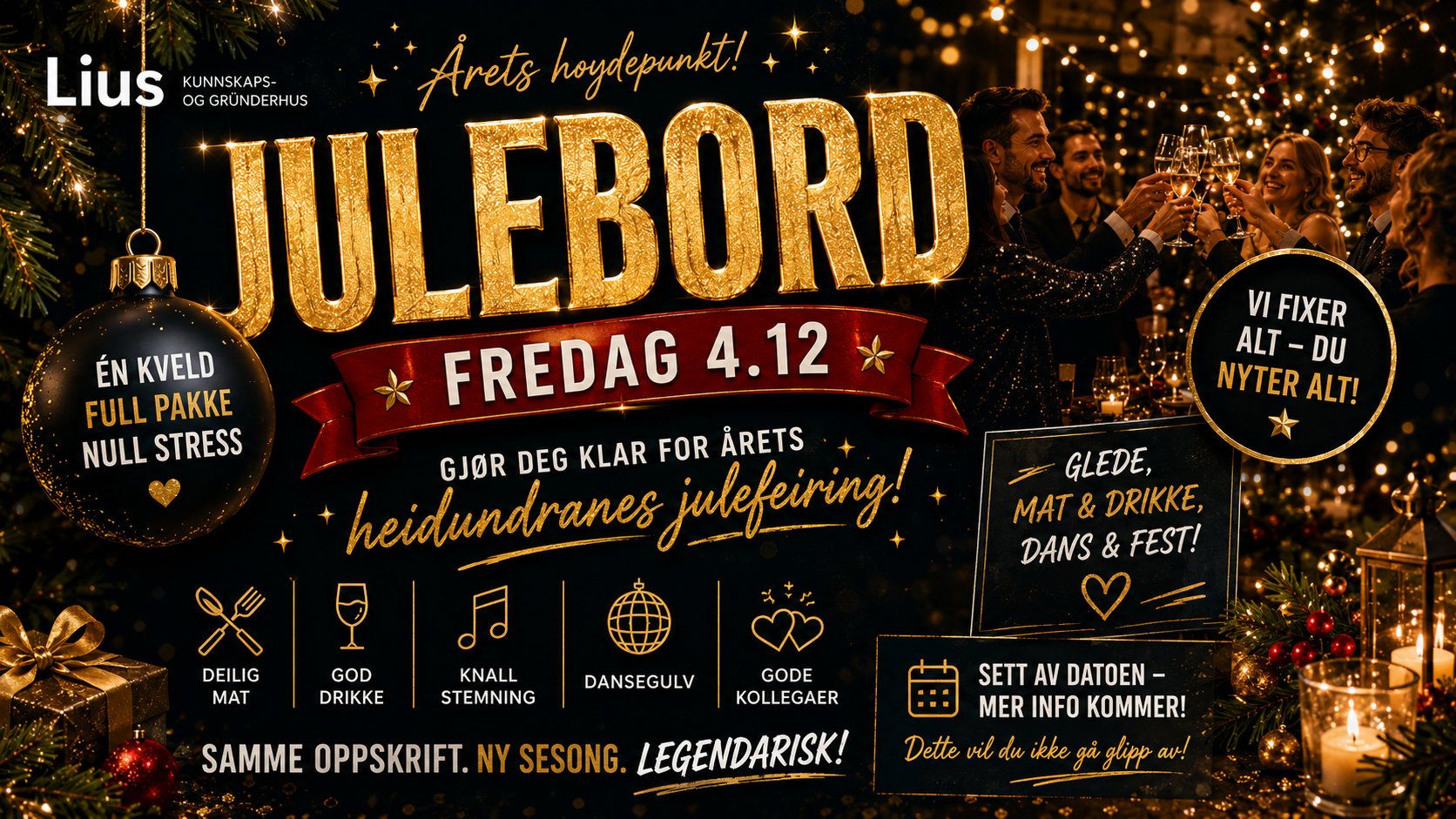 Julebord på Lius 🎄