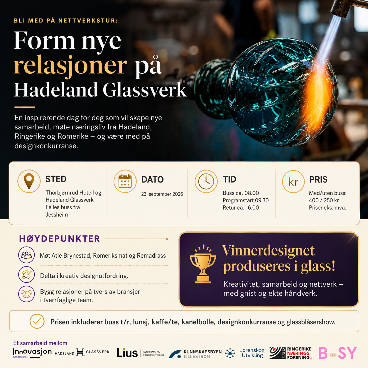 Form nye relasjoner på Hadeland Glassverk