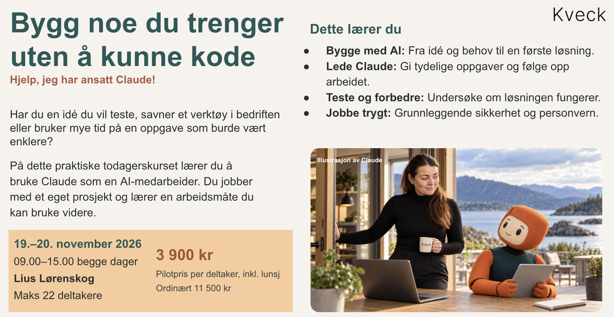 Hjelp, jeg har ansatt Claude!